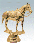 Фигура (приз с фигурой). лошадь оседланная