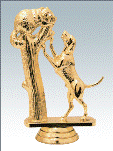 Фигура (приз с фигурой). собака на охоте