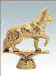 Фигура (приз с фигурой). собака овчарка