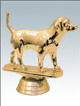 Фигура (приз с фигурой). собака охотничья