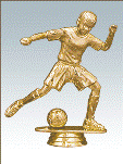 Фигура (приз с фигурой). футболист юный