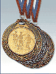 MK44 комплект-медаль на ленте с плоским стандартным металлическим вкладышем по выбору