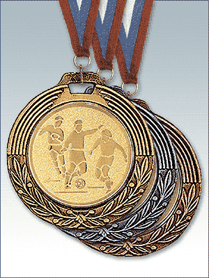 Медаль акриловая прозрачная Лента триколор