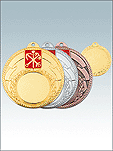 MK304-Медаль герб Санкт-Петербурга под вкладыш диам.25 мм. 