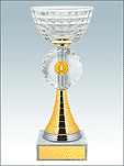 KM1992-Кубок со стеклянной чашей